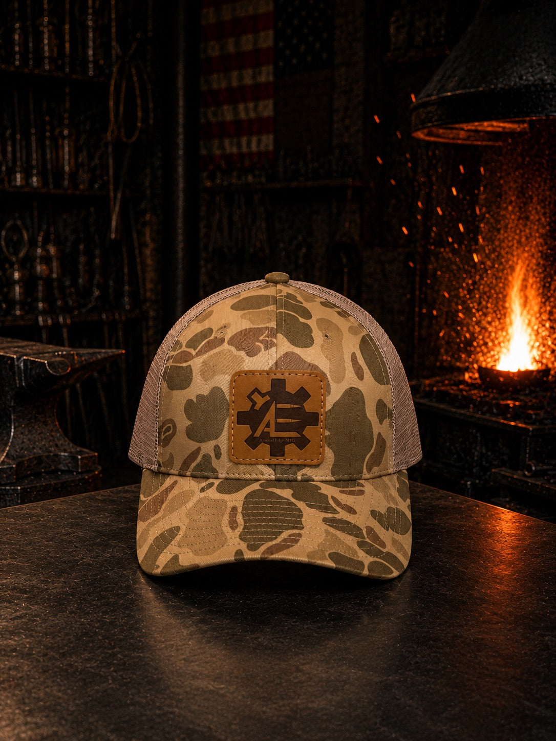CAMO ARSENAL EDGE PATCH HAT